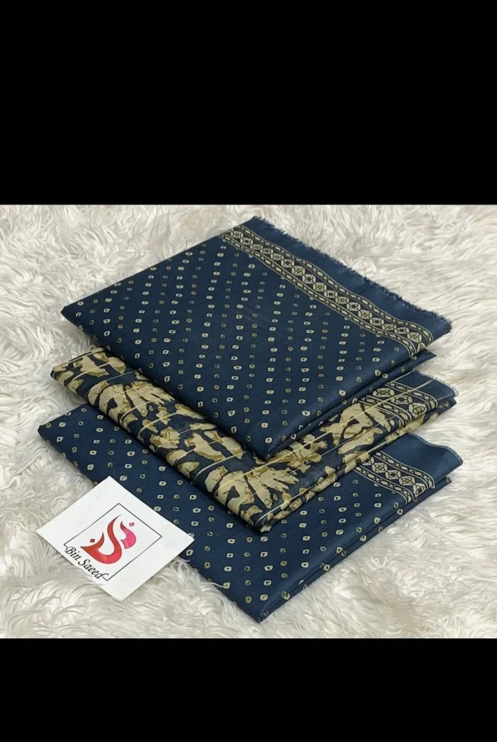 Unstiched Lawn 3 Piece