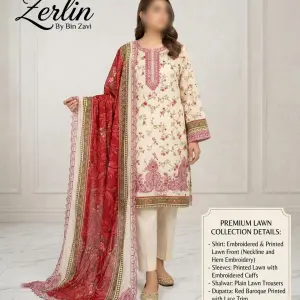 3piece Lawn Suit