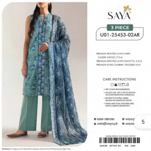 Lawn 3piece Suit