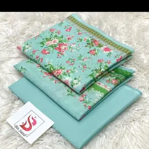 Unstiched Lawn 3 Piece