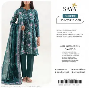 Unstiched Lawn 3piece Suit
