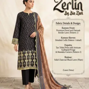 Unstiched Lawn suit