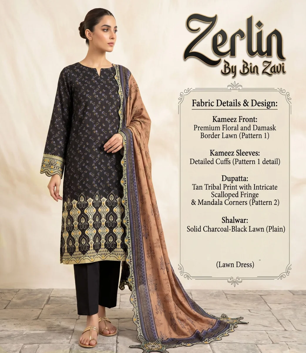 Unstiched Lawn suit
