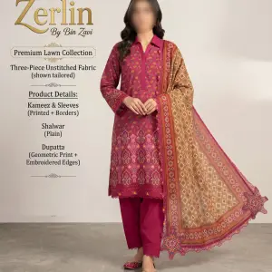 Unstitched Lawn Suit