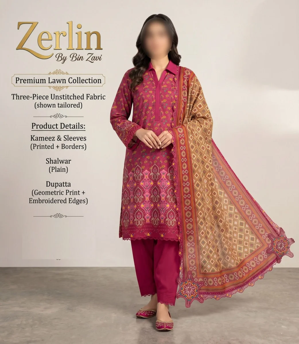 Unstitched Lawn Suit